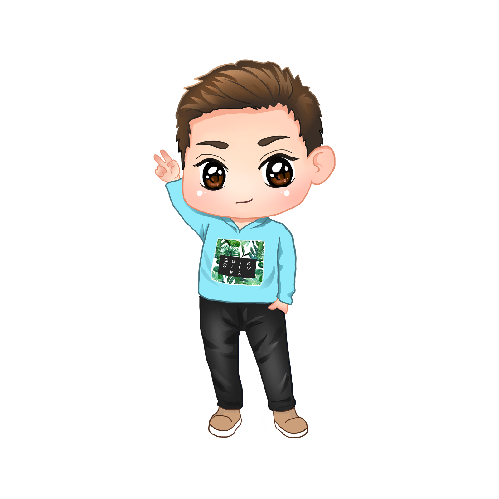 Serial Design Anime Character Cyrill Wyrsch
